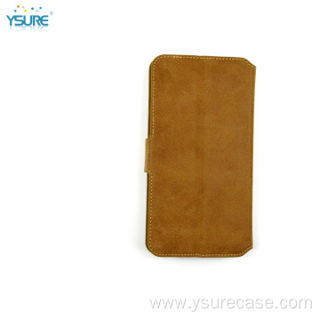 Factory wholesale fashion leather flip wallet phone bag